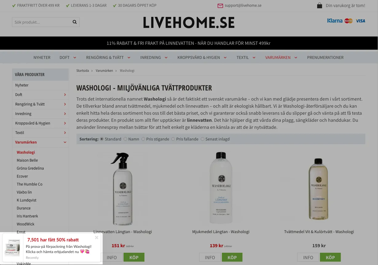 How LiveHome.se Increased Conversions by 15% in 72 Hours