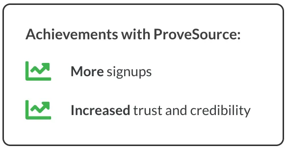 Andrew Mellen Inc. result from social proof popups