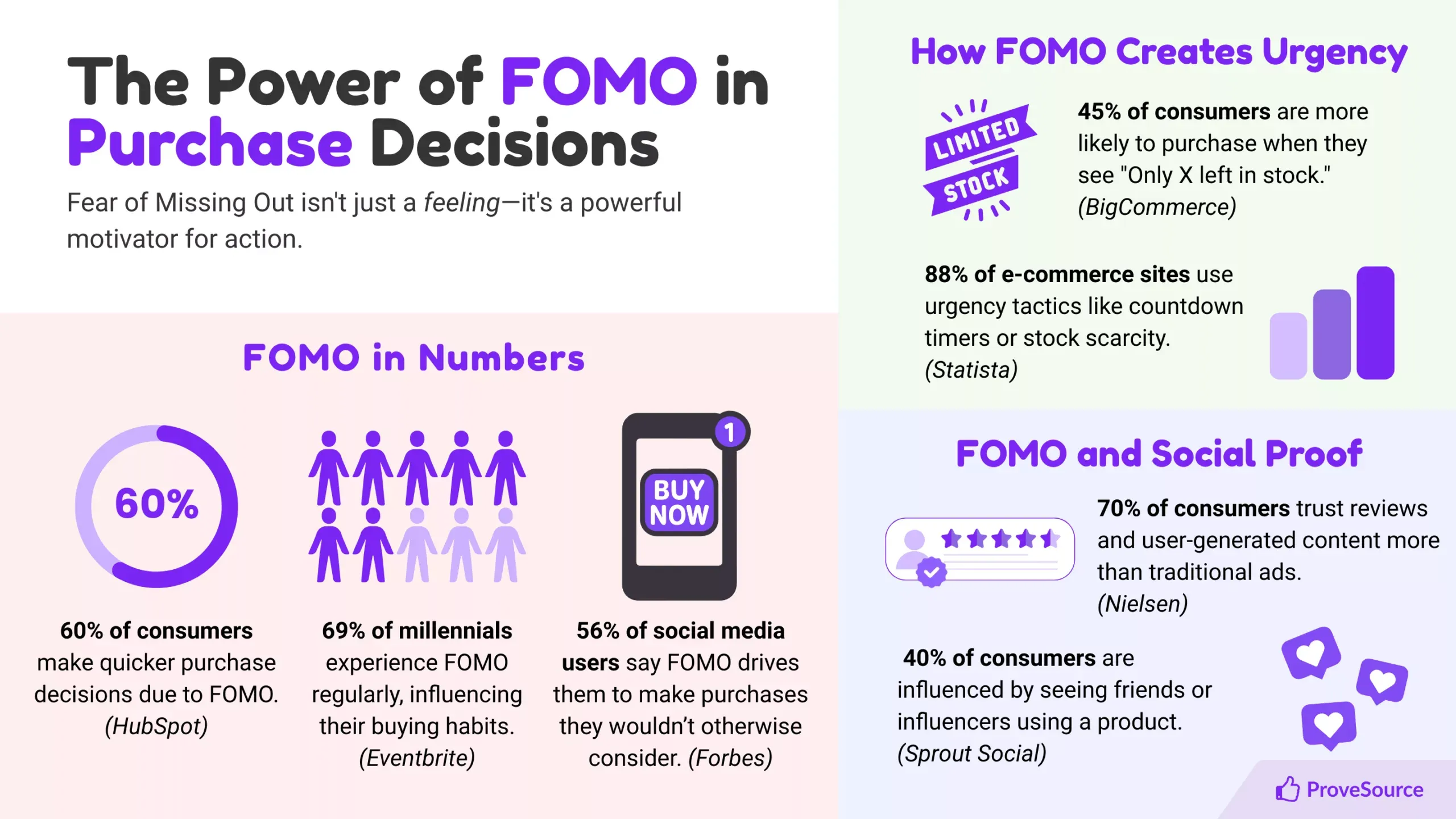 The Power of FOMO in Purchase Decisions infographic
